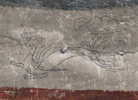 Phục chế hầm mộ 1500 tuổi ở Trung Quốc - 6 Rồng xanh – một trong tứ linh