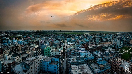 Hình ảnh thế giới nhìn từ buồng lái máy bay - 2 Những bức hình của Karim có vẻ đẹp như những bức tranh sơn dầu.