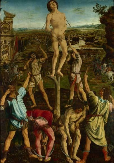 Bức “Saint Sebastian” (Thánh Sebastian) vẽ năm 1623, trưng bày tại Triển lãm Quốc gia, London, Anh.