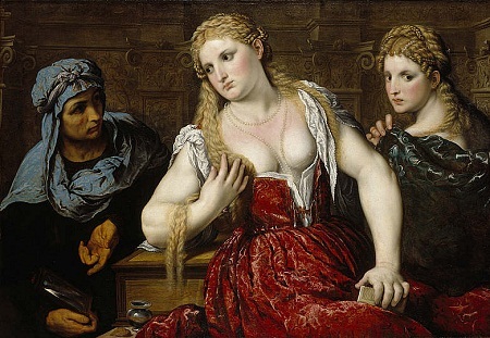 Bức “The Tempest” (Giông tố) vẽ năm 1505-1508, trưng bày tại Triển lãm Accademia, Florence, Ý.