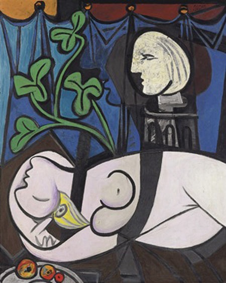 Bức tranh “Nude, Green Leaves and Bust” được hoàn thành vào năm 1932 của danh họa Picasso
