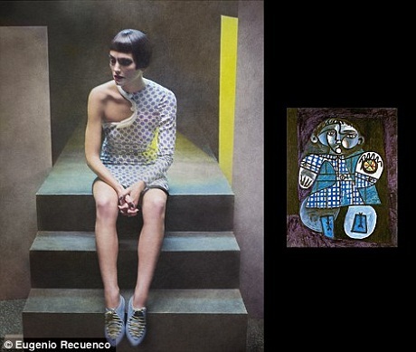 Một tác phẩm ảnh lấy ý tưởng từ bức “Claude, con trai của Picasso” - 1948.