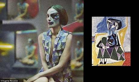 Những bức chân dung của Picasso thể hiện sự hứng thú đặc biệt của ông đối với hình học.