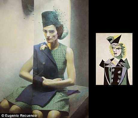 Bức ảnh lấy cảm hứng từ tác phẩm “Chân dung Nusch Eluard”.