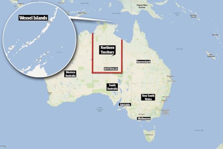 Những đồng xu cổ
này đã được tìm thấy trên bãi biển của quần đảo Wessel.