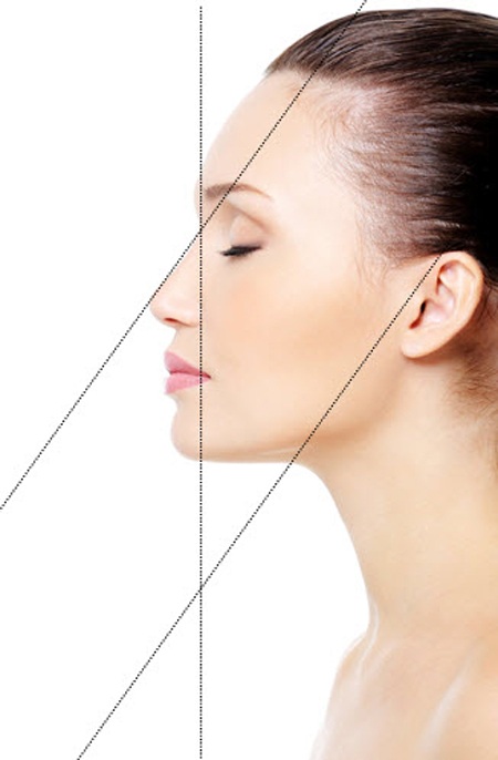 Những chỉ số lý tưởng của một nhan sắc "nghiêng nước, nghiêng thành" - 2 Khuôn mặt đẹp khi nhìn nghiêng cũng phải đạt
được những tiêu chuẩn nhất định.