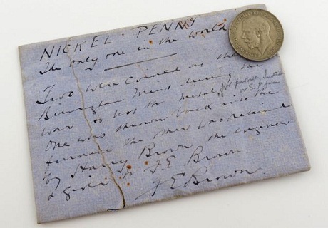 Đồng xu đúc hỏng bỗng bán được giá hời