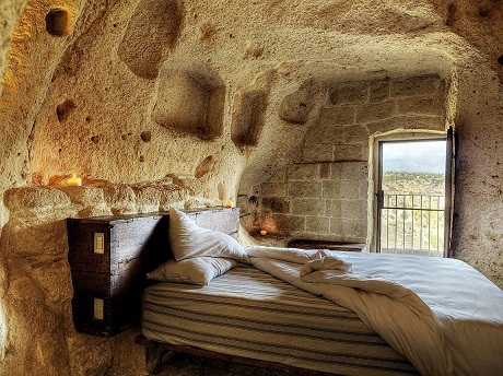 Kỳ thú khách sạn "thiên đường" trong lòng núi - 16 Khách sạn Sextantio Le Grotte della Civita, thành phố Matera, Ý