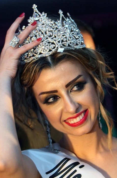 Muôn chuyện "khó tưởng" tại các cuộc thi hoa hậu ở Trung Đông - 6 Cô Nadine Fahad đến từ Syria là Hoa hậu của Miss Arab World 2012.