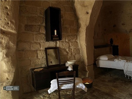 Kỳ thú khách sạn "thiên đường" trong lòng núi - 17 Khách sạn Sextantio Le Grotte della Civita, thành phố Matera, Ý