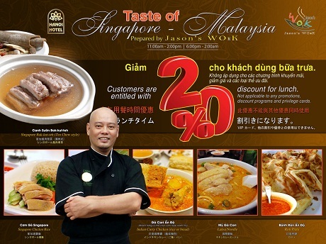 Khám phá tinh hoa ẩm thực Singapore - Malaysia giữa lòng Hà Nội