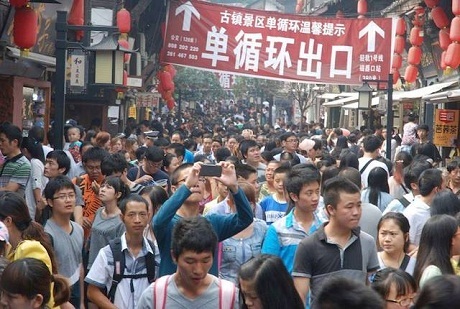 Nghẹt thở trước hình ảnh "tuần lễ vàng" du lịch ở Trung Quốc - 14 Thành phố Trùng Khánh