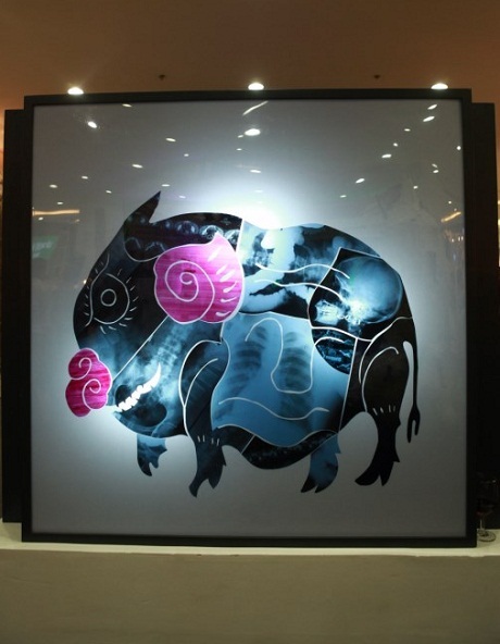 Họa sĩ Doãn Hoàng Lâm và loạt tác phẩm “Nội soi”.