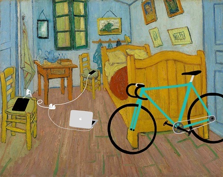 Nếu nàng Mona Lisa biết chụp ảnh “tự sướng”...! - 8 Bức “Căn phòng ngủ” - Vincent Van Gogh vẽ năm 1888.