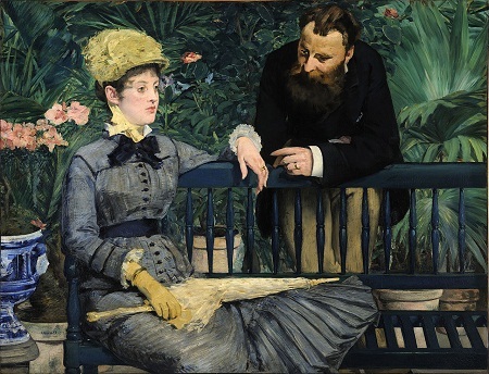 Nếu nàng Mona Lisa biết chụp ảnh “tự sướng”...! - 13 Bức “Trong căn nhà kính” - Édouard Manet vẽ năm 1878-1879.