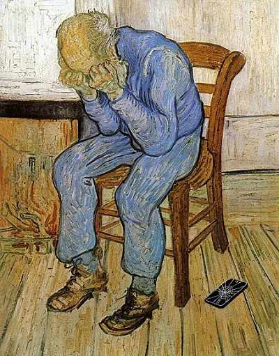 Nếu nàng Mona Lisa biết chụp ảnh “tự sướng”...! - 28 Ở năm 2013, ông cụ có thể sẽ buồn bã, tự giận mình vì đã run rẩy làm rơi chiếc điện thoại đắt tiền.