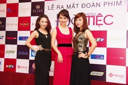 Những nữ đại gia đích thực trong showbiz Việt - 4 Thu Huyền vừa làm nhà sản xuất vừa đóng vai chính phim Đời như tiệc.