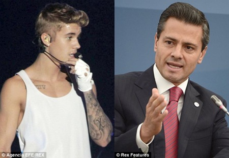 Justin Bieber nói dối rằng đã được gặp Tổng thống Mexico - 1 Justin Bieber nói dối rằng đã được gặp Tổng thống Mexico