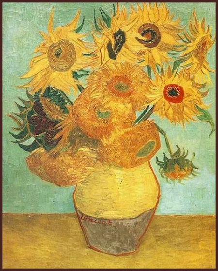 Chuyện buồn gắn với loạt tranh về hoa hướng dương của Van Gogh ...