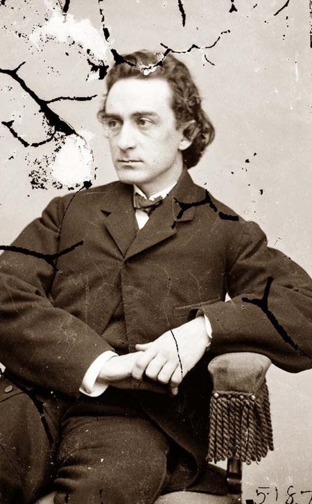 Sự trùng hợp kỳ lạ trong vụ ám sát tổng thống Lincoln - 2 Chân dung thời trẻ Edwin Booth, anh trai của kẻ sát nhân John Wilkes Booth.