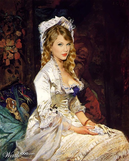 Nghệ sĩ đẹp lộng lẫy khi hóa thân vào tranh cổ - 14 Nữ ca sĩ Taylor Swift