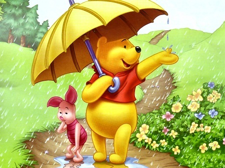 “Ôi, Pooh, thuyền của cậu đâu?”, Christopher hỏi Pooh.