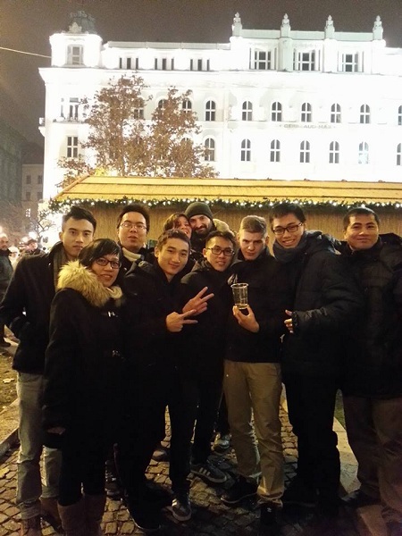 Tết của nỗi lòng người xa xứ - 1 Lưu học sinh Việt Nam tại Viện Balassi Balint, thành phố Budapest, Hungary.