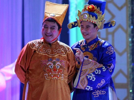Những dấu ấn khó quên của Táo Giao thông Chí Trung - 15 Táo Giao thông trong chương trình Gặp nhau cuối năm tết 2012.