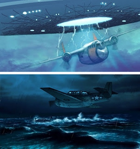 Bản đồ cho thấy vị trí của Tam giác Bermuda