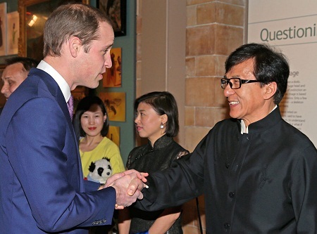 Thành Long không nhận ra... Hoàng tử Anh