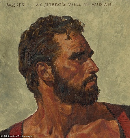 Ảnh hậu trường quý hiếm của bộ phim thành công nhất mọi thời đại - 14 Bộ tranh sơn dầu được thực hiện bởi chính chuyên gia trang điểm của phim - Wally Westmore.