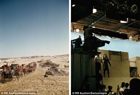 Ảnh hậu trường quý hiếm của bộ phim thành công nhất mọi thời đại - 9 Một bức ảnh chụp cả diễn viên và những người làm công tác hậu trường.