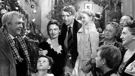Hình ảnh những nhân vật chính trong phim It’s a wonderful life sản xuất năm 1946.