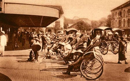 Khu chợ trong những năm 30