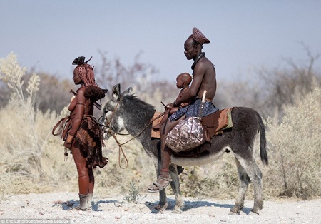 Cách làm đẹp “có một không hai” của thổ dân Châu Phi - 17 Người Himba sống bằng nghề chăn nuôi gia súc.