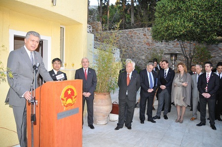 Lễ ra mắt Hội đồng Kinh doanh Hy lạp - Việt Nam - 6 Thứ trưởng Ngoại giao Hy Lạp phát biểu