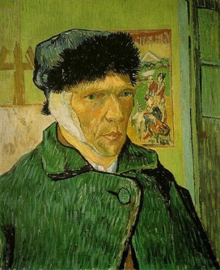 Bức tự họa của Van Gogh sau khi cắt tai