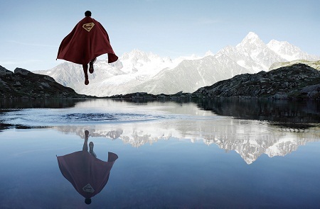 Khoảnh khắc cô đơn của những siêu anh hùng màn bạc - 1 Superman bay đi tìm nơi yên tĩnh
