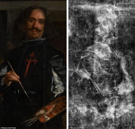 Danh họa Velázquez ban đầu khắc họa nhân vật người hầu gái với một chiếc mũi lớn hơn.