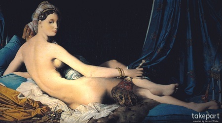 Vẻ đẹp của mỹ nhân trong tranh cổ điển qua “bàn tay”… photoshop - 2 Bức “Grande Odalisque” (Cung phi
- 1814) của danh họa người Pháp Jean Auguste Dominique Ingres.