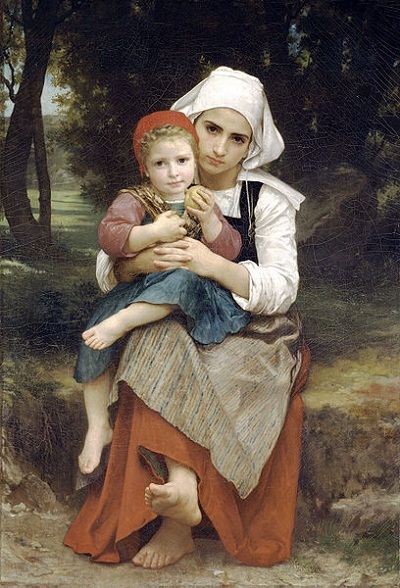 Bức “Đứa trẻ nhà Breton” (1871)