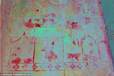 Phát hiện nhiều hình vẽ cổ xưa, bí ẩn tại đền Angkor Wat - 7 Một món nhạc cụ của người Khmer có xuất hiện trong hình vẽ minh họa ở trên.