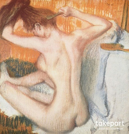 Vẻ đẹp của mỹ nhân trong tranh cổ điển qua “bàn tay”… photoshop - 6 Bức “La Toilette” (Chải tóc - 1886)
của danh họa người Pháp Edgar Degas.