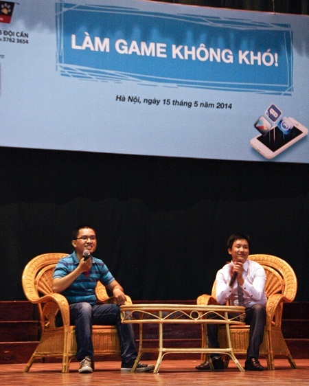 Làm game mobile không khó đối với người trẻ Việt - 3 Các bạn sinh viên được giao lưu trực tiếp với Nguyễn Lương Bằng