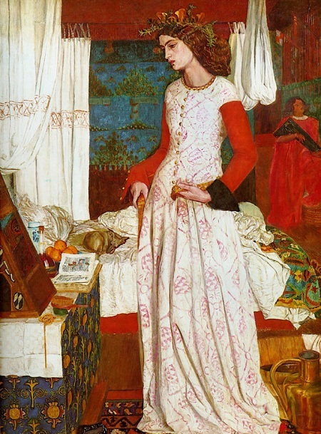 Cuộc đời kỳ lạ của một “nàng thơ” nổi tiếng - 5 Bức “Nữ hoàng Guinevere” (1858) của
William Morris khắc họa chân dung nàng Jane