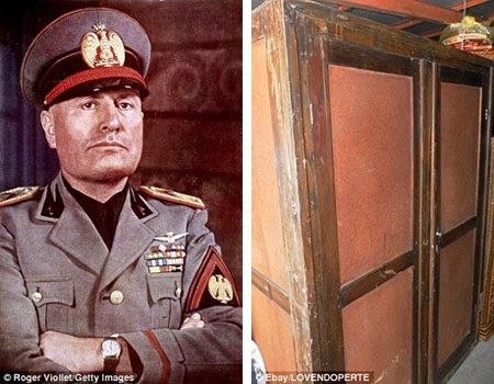 Đấu giá chiếc tủ lưu giữ thi hài trùm Phát-xít Ý Mussolini