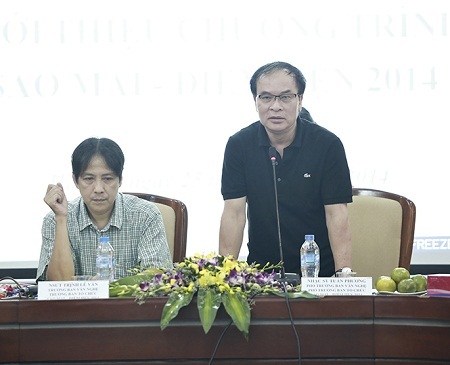 Đại diện BTC và ê kíp thực hiện chương trình tại buổi họp báo