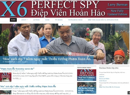 Trang web về Phạm Xuân Ẩn chính thức ra mắt - 7 Giao diện trang web