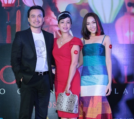 Các diễn viên Chi Bảo - Chiều Xuân - Hoàng Mai Anh