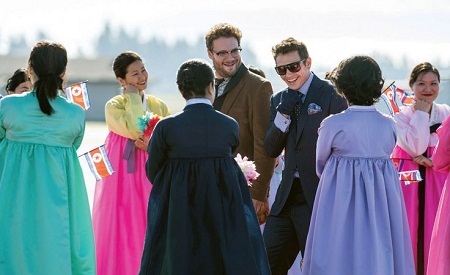 Hollywood phải sửa phim vì liên quan tới Kim Jong Un - 1 Phim có sự tham gia của hai diễn viên hài nổi tiếng Hollywood là Seth Rogen và James Franco.